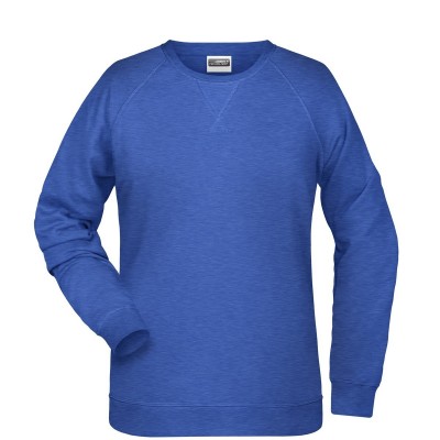 Felpe Ladies' Sweat colore royal-heather taglia XS