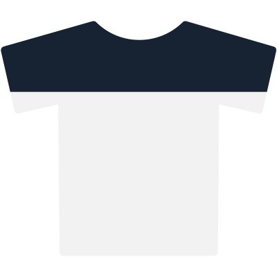 T-Shirt Colour Block T colore White/Oxford Navy taglia S