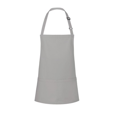 Ho.Re.Ca. Short Bib Apron Basic With Buckle And Pocket      0) colore basalt grey taglia UNICA