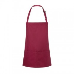 Ho.Re.Ca. Short Bib Apron Basic With Buckle And Pocket 0) 2
