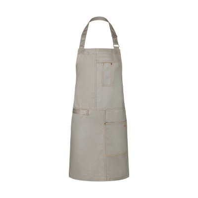 Ho.Re.Ca. Bib Apron Urban Casual Style colore stone grey taglia UNICA