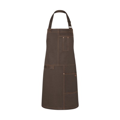 Ho.Re.Ca. Bib Apron Urban Casual Style colore chocolate taglia UNICA