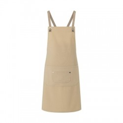 Ho.Re.Ca. Bib Apron With Crossed Ribbons And Big Pocket 2