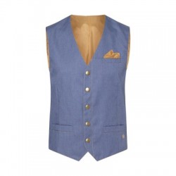 Ho.Re.Ca. Men's Waistcoat Jeans 1892 Missouri 2
