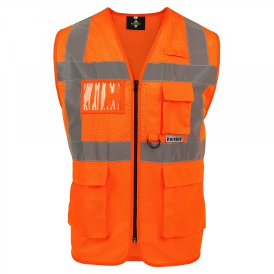 Giacche Mesh Multifunktional Vest colore Orange taglia XXL