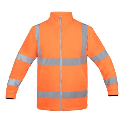 Pile Fleece-Jacket colore Orange taglia 3XL