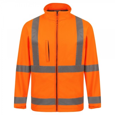Soft shell Hi-Viz Softshell Jacket colore Orange taglia 3XL
