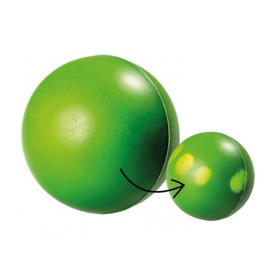 Gadget Colour changing ball colore green taglia UNICA