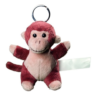 Gadget Plush monkey with keychain colore brown taglia UNICA