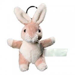 Gadget Plush rabbit with keychain colore cream taglia UNICA