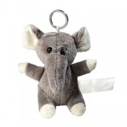 Gadget Plush elephant with keychain colore grey taglia UNICA