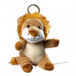 Gadget plush lion with keychain colore brown taglia UNICA