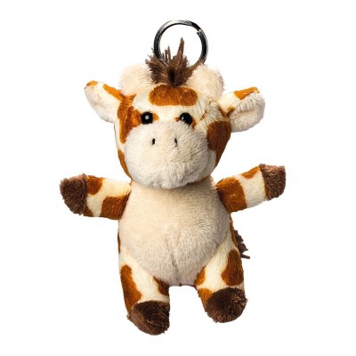Gadget Plush giraffe with keychain colore yellow/brown taglia UNICA