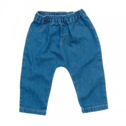 Pantaloni Baby Rocks Denim Trousers colore denim blue taglia 3/6