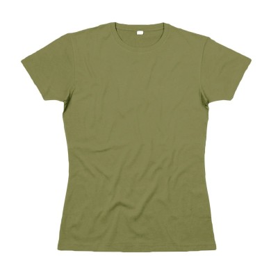 T-Shirt WOMEN'S ESSENTIAL ORGANIC T colore soft olive taglia XS