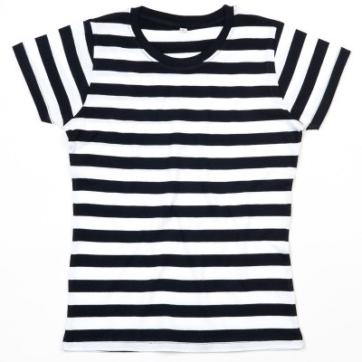 T-Shirt Women's Stripy T colore Black White taglia S