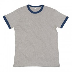 T-Shirt Superstar Retro Ringer colore heather grey/swiss navy taglia S