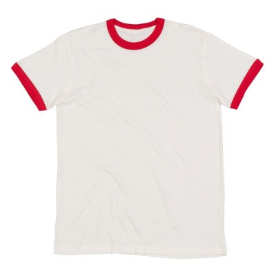 T-Shirt Superstar Retro Ringer colore washed white/warm red taglia S