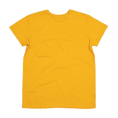 T-Shirt Men's Organic Roll Sleeve T colore mustard taglia S