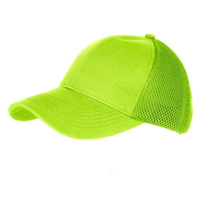 Cappelli 6 Panel Air Mesh Cap colore neon-green taglia UNICA
