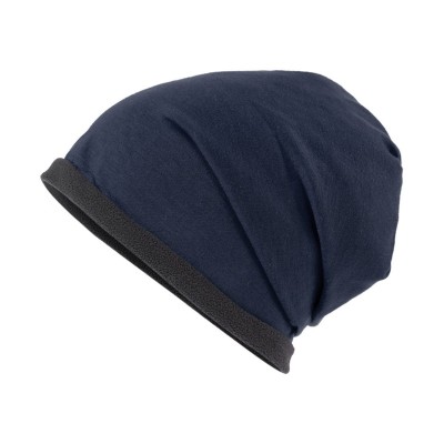 Cappelli Single Beanie colore navy/cobalt taglia UNICA