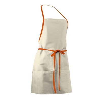 Ho.Re.Ca. Contrast Apron colore natural/orange taglia UNICA