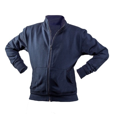 Felpe Contrast jacket sweat kids colore navy taglia 1-2