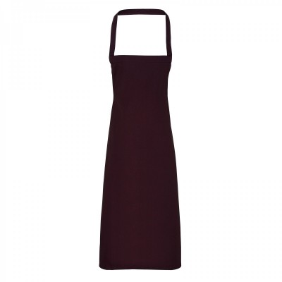Ho.Re.Ca. DTG Cotton Bib Apron colore brown taglia UNICA