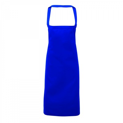 Ho.Re.Ca. DTG Cotton Bib Apron colore royal taglia UNICA