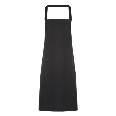 Ho.Re.Ca. DTG Cotton Bib Apron colore black taglia UNICA