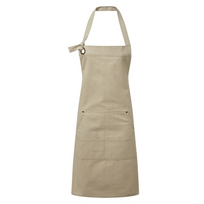 Ho.Re.Ca. Calibre' Heavy Cotton Canvas Pocket Apron colore natural taglia UNICA