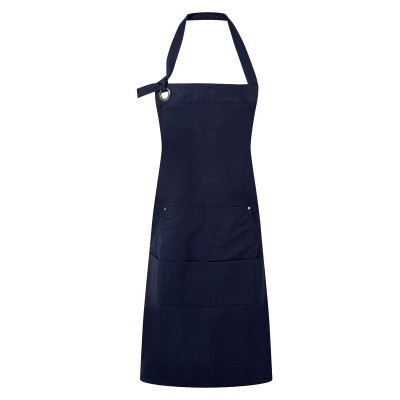 Ho.Re.Ca. Calibre' Heavy Cotton Canvas Pocket Apron colore navy taglia UNICA