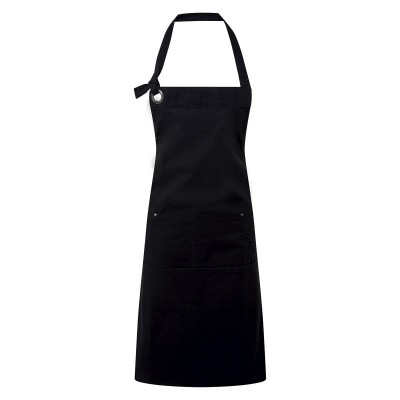 Ho.Re.Ca. Calibre' Heavy Cotton Canvas Pocket Apron colore black taglia UNICA
