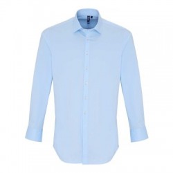 Camicie Men's Stretch Fit Cotton Poplin Long Sleeve Shirt 2