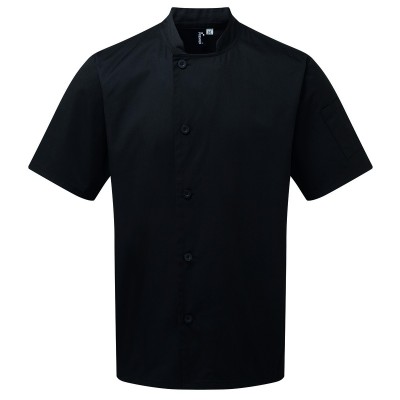 Ho.Re.Ca. ?Essential' Short Sleeve Chef's Jacket colore black taglia XS