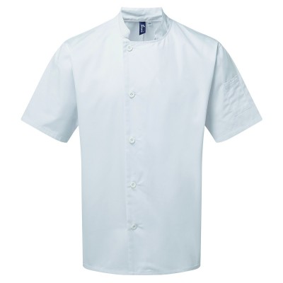 Ho.Re.Ca. ?Essential' Short Sleeve Chef's Jacket colore white taglia XS