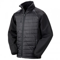 Soft shell Black Compass Padded Softshell colore black