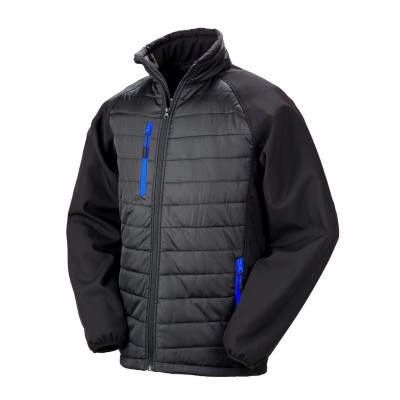 Soft shell Black Compass Padded Softshell colore black