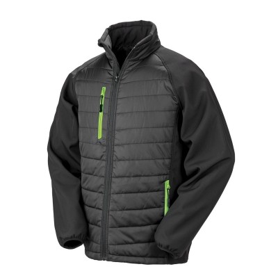 Soft shell Black Compass Padded Softshell colore black