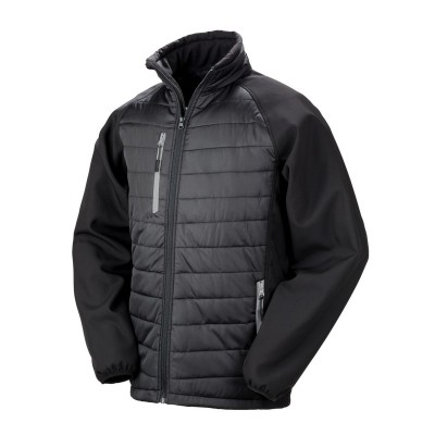 Soft shell Black Compass Padded Softshell colore black