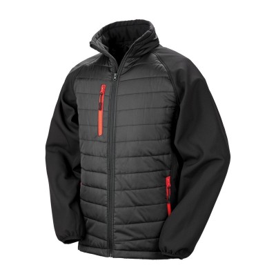 Soft shell Black Compass Padded Softshell colore black