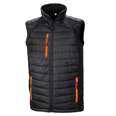 Soft shell Black Compass Padded Softshell Gilet colore black
