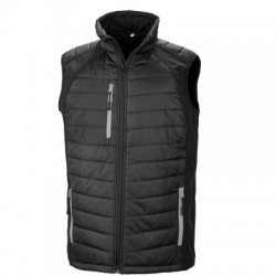 Soft shell Black Compass Padded Softshell Gilet 2