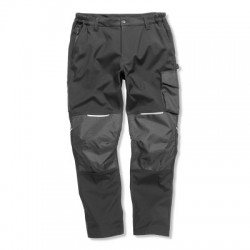 Pantaloni Slim Fit Softshell Work Trouser colore black taglia XS