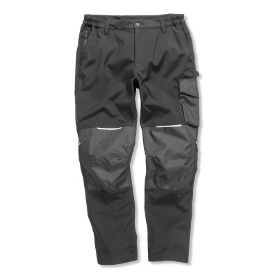 Pantaloni Slim Fit Softshell Work Trouser colore black taglia 3XL