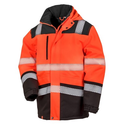 Soft shell Printable Waterproof Softshell Safety Coat colore yellow