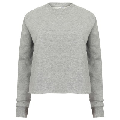 Felpe Women's Cropped Slounge Sweat colore heather grey taglia XS