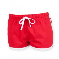 Pantaloni Kids Retro Shorts colore red/white taglia 5-6