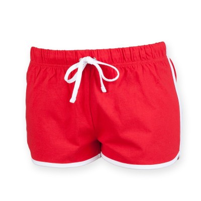 Pantaloni Kids Retro Shorts colore red/white taglia 9-10
