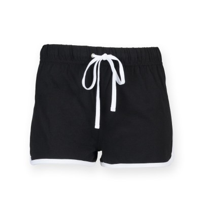 Pantaloni Kids Retro Shorts colore black/white taglia 5-6
